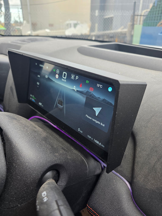 BYD Shark 6 Glare Protector installed on dash | SimuVerse.AU