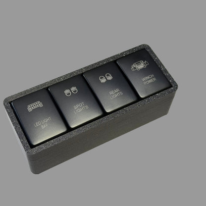 12V Push Button Switch Blue LED