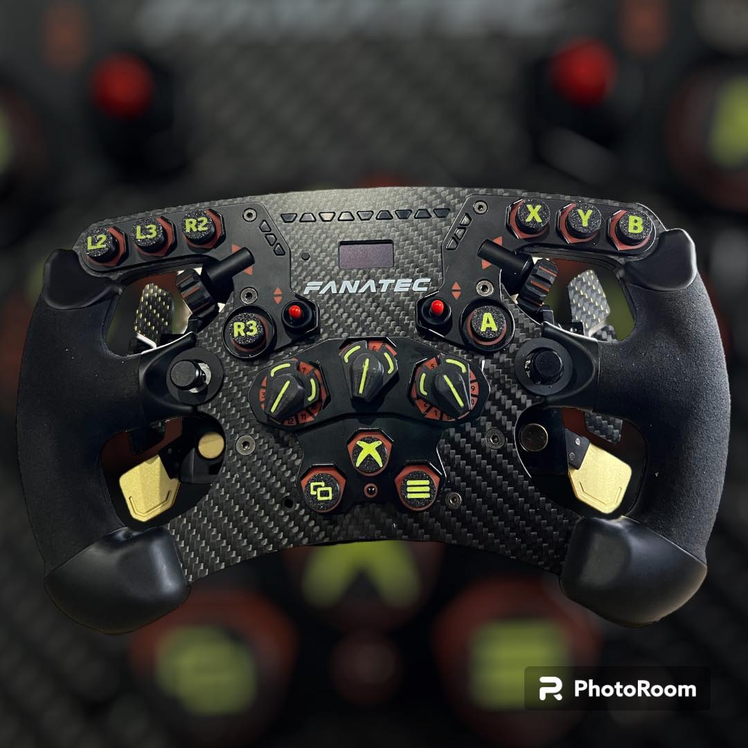 Fanatec Formula Button Cap Pack product shot | SimuVerse.AU