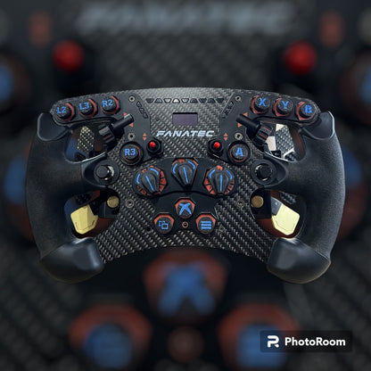 Fanatec Formula Wheel Button Caps close-up | SimuVerse.AU