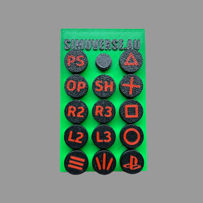 Fanatec PlayStation button caps